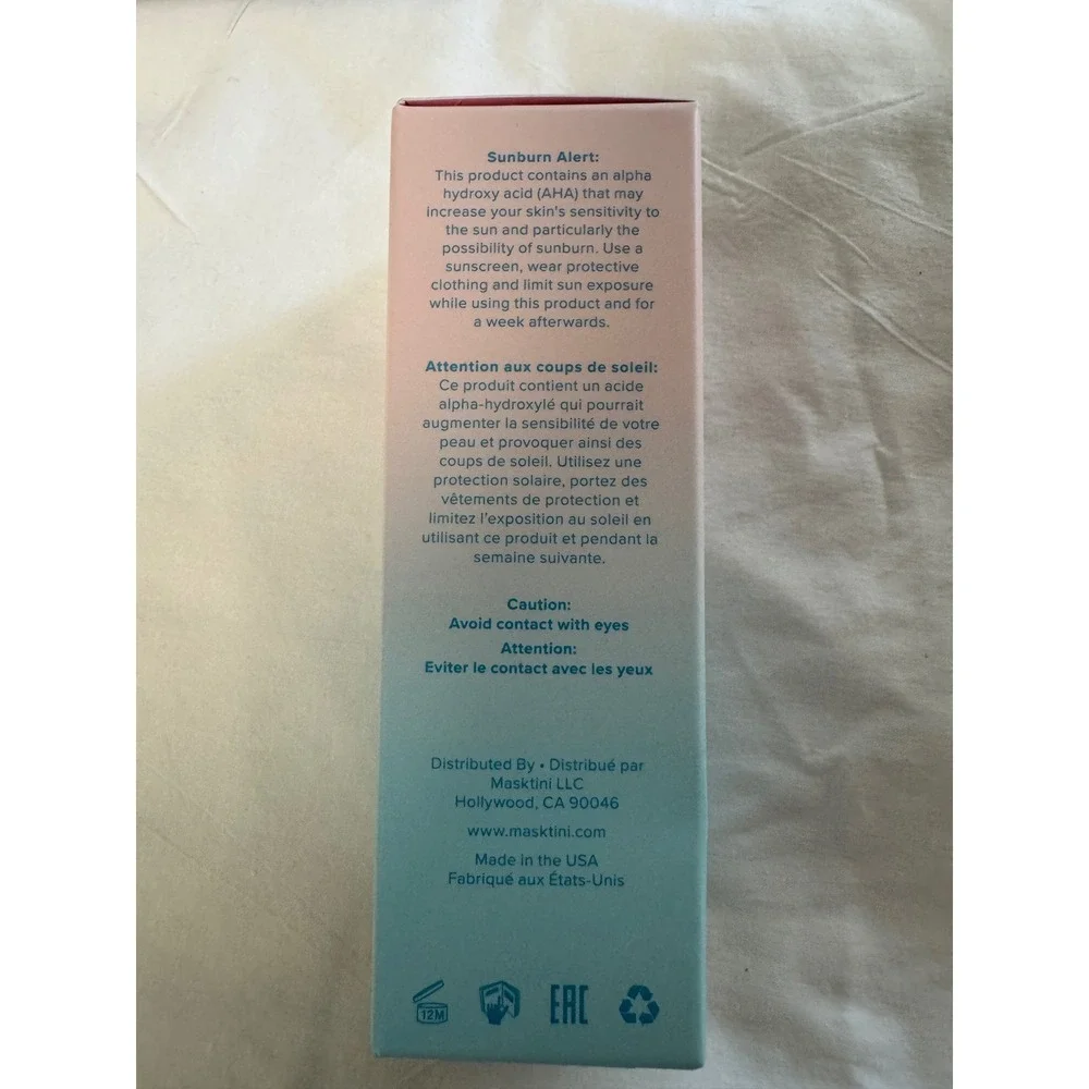 Masktini Skin Taut Body Sculpting Cream 3.4 fl oz‎ Creme De Modelage Corporel